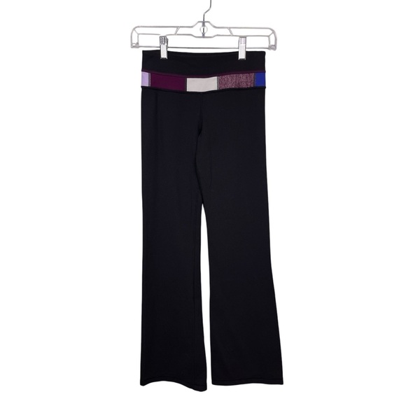 Lululemon Flare Groove Pant Color Block - Picture 1 of 9
